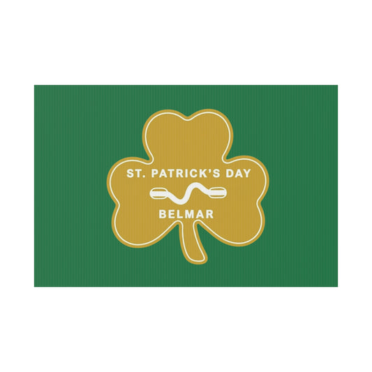 Shamrock Belmar Plastic Yard Sign St. Patrick's Day 2026